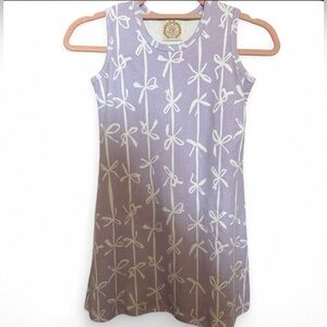 The Beaufort Bonnet Company Purple Dress with White Bows